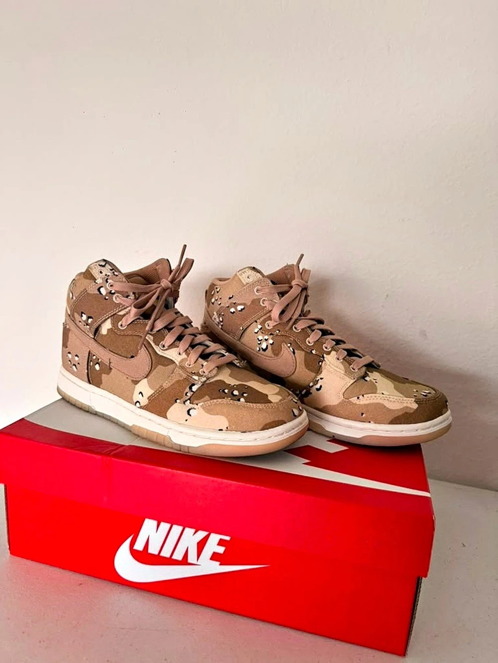 Nike Dunk High Desert Camo (Women's) Sneakers